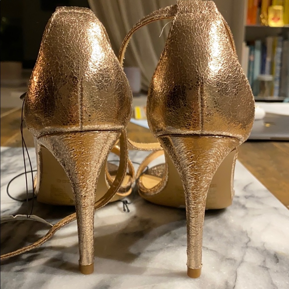 Rose Gold Ankle Strap Heel from Express - Picture 5 of 8